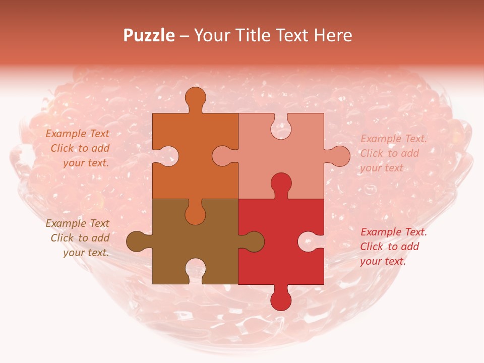 Juicy Refreshment White PowerPoint Template