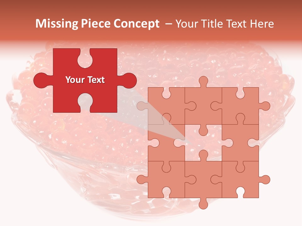 Juicy Refreshment White PowerPoint Template