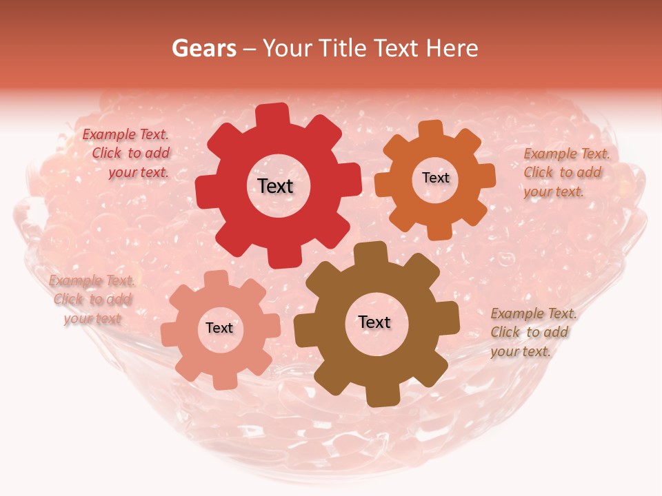 Juicy Refreshment White PowerPoint Template
