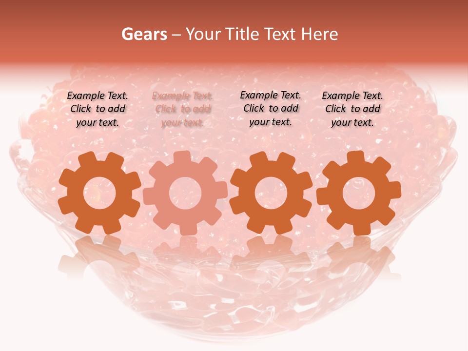 Juicy Refreshment White PowerPoint Template