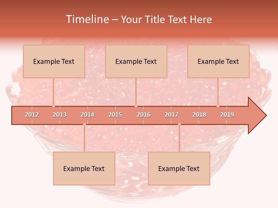 Juicy Refreshment White PowerPoint Template