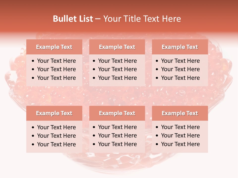 Juicy Refreshment White PowerPoint Template