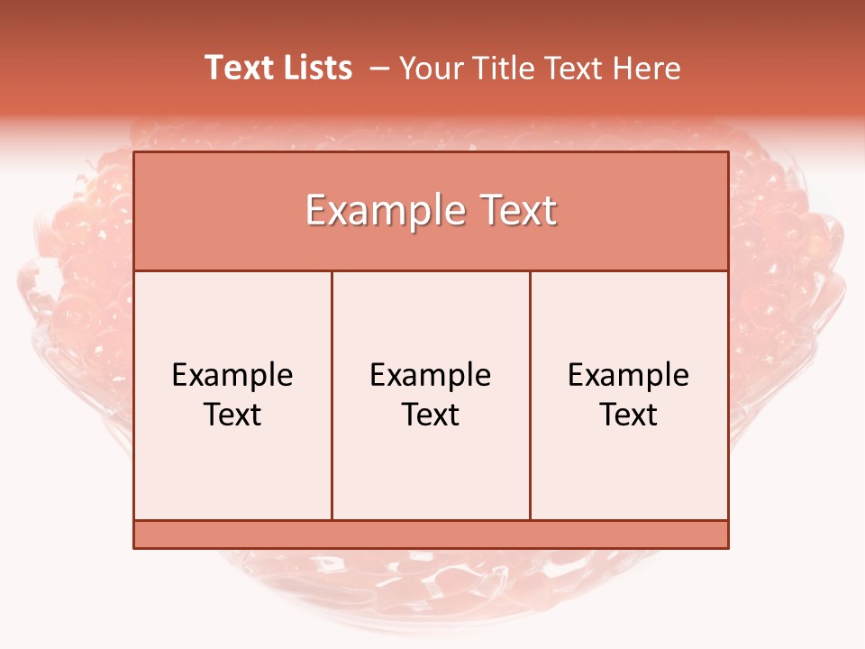 Juicy Refreshment White PowerPoint Template