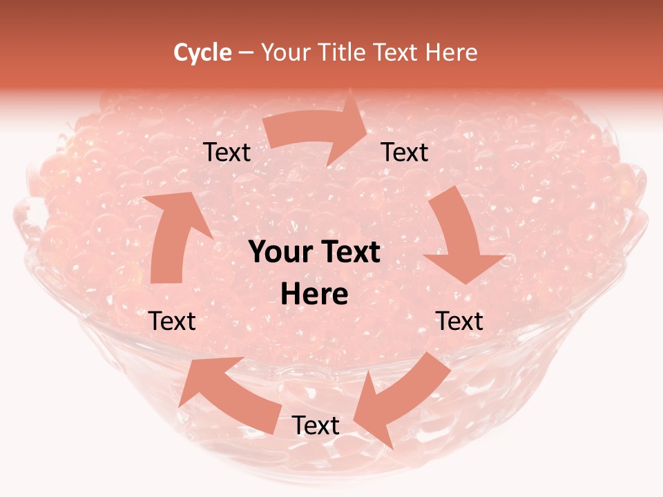 Juicy Refreshment White PowerPoint Template