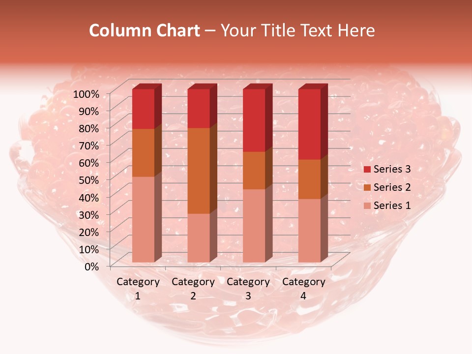 Juicy Refreshment White PowerPoint Template