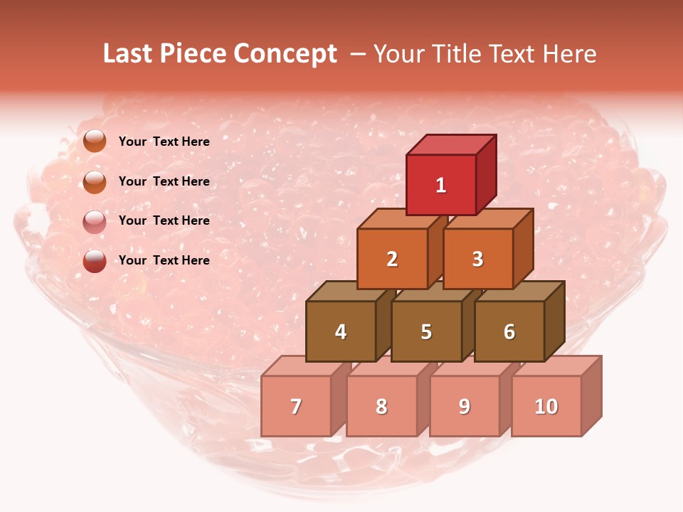 Juicy Refreshment White PowerPoint Template