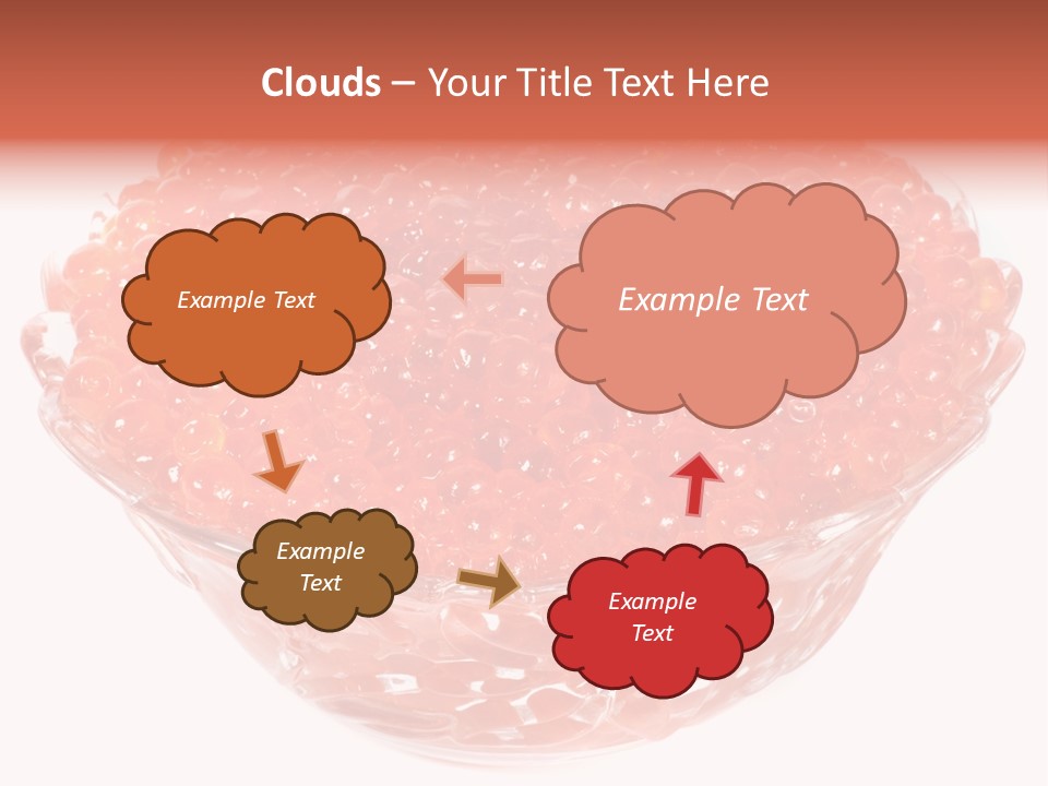 Juicy Refreshment White PowerPoint Template