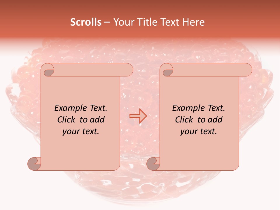 Juicy Refreshment White PowerPoint Template