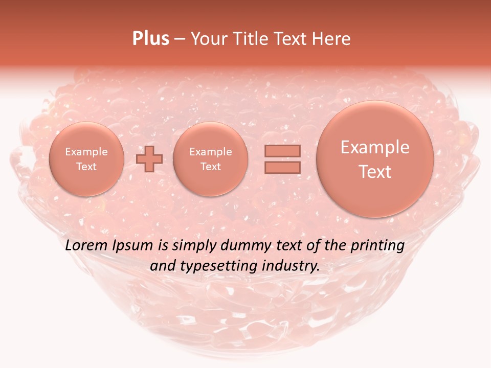 Juicy Refreshment White PowerPoint Template