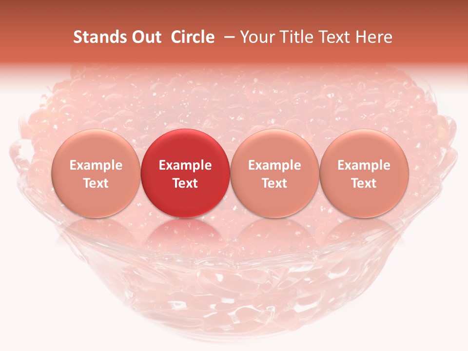 Juicy Refreshment White PowerPoint Template