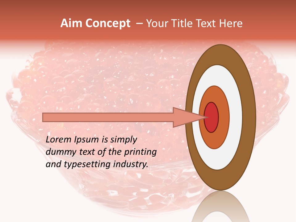 Juicy Refreshment White PowerPoint Template