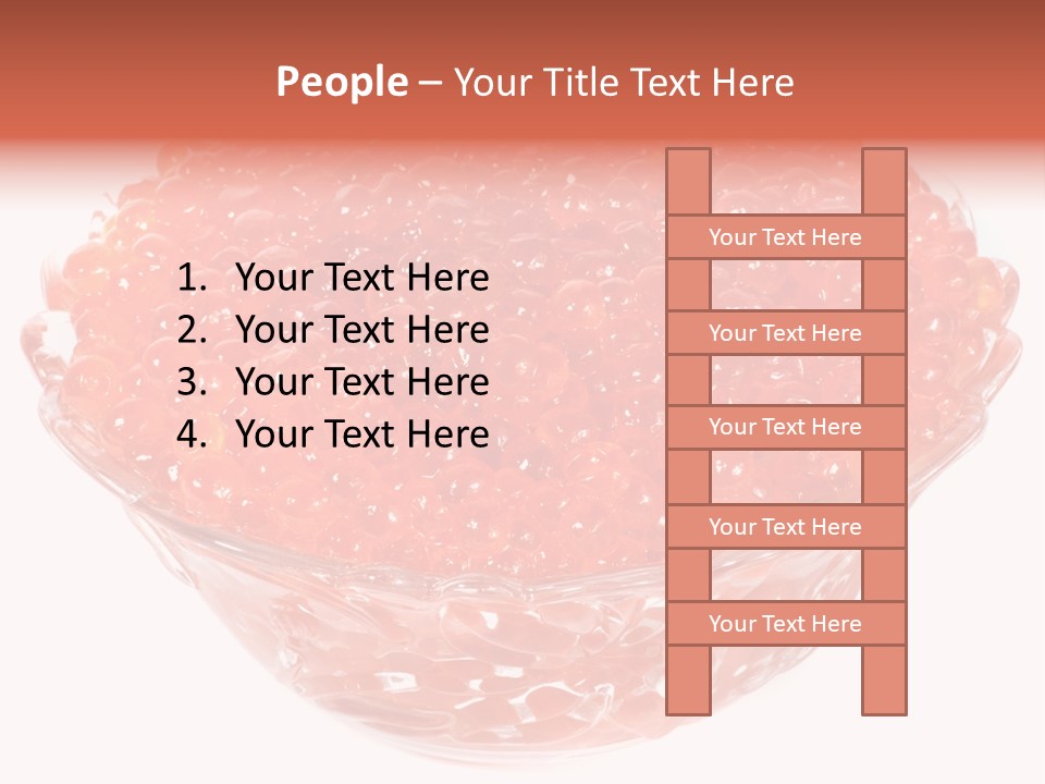 Juicy Refreshment White PowerPoint Template