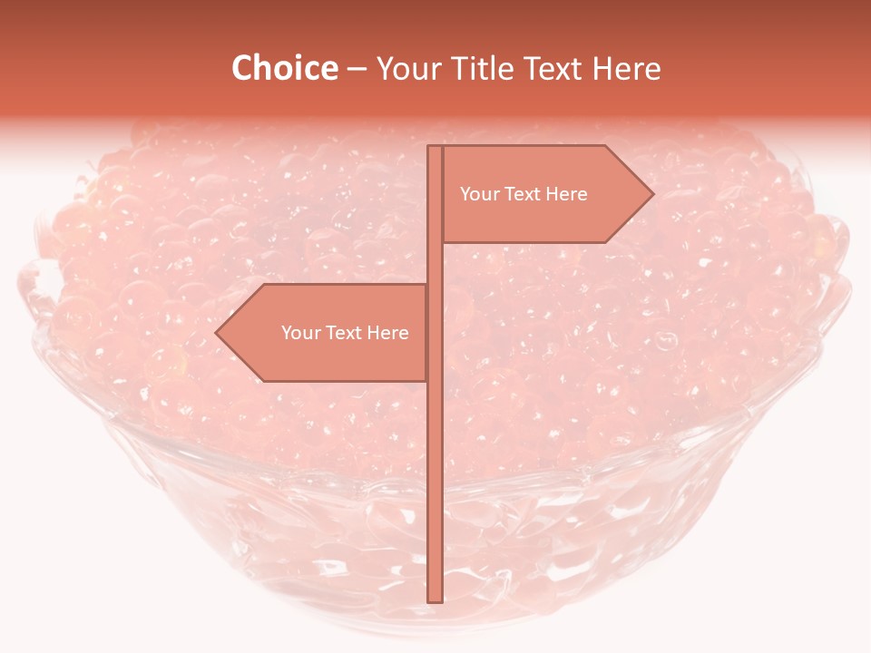 Juicy Refreshment White PowerPoint Template