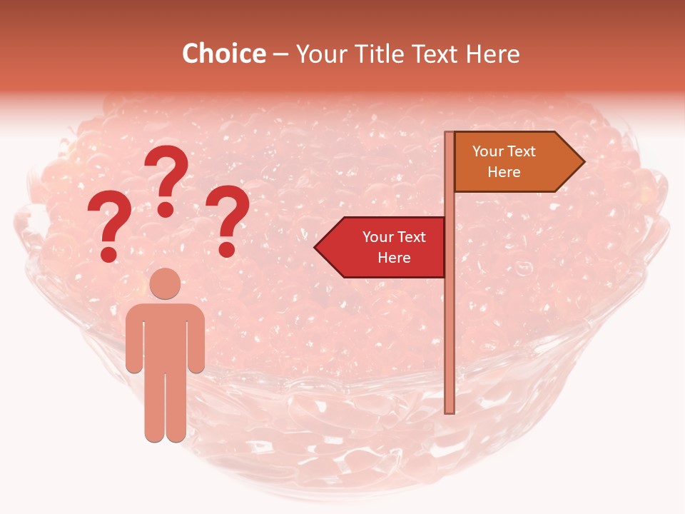 Juicy Refreshment White PowerPoint Template