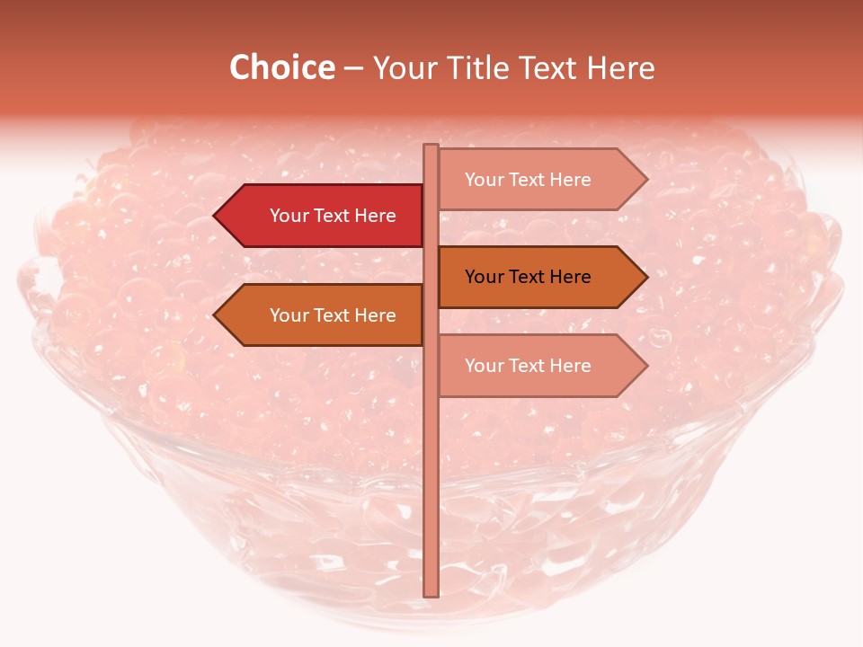 Juicy Refreshment White PowerPoint Template