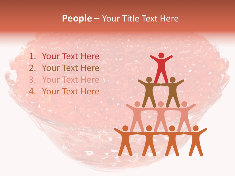 Juicy Refreshment White PowerPoint Template