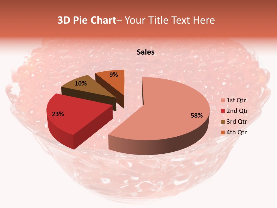 Juicy Refreshment White PowerPoint Template