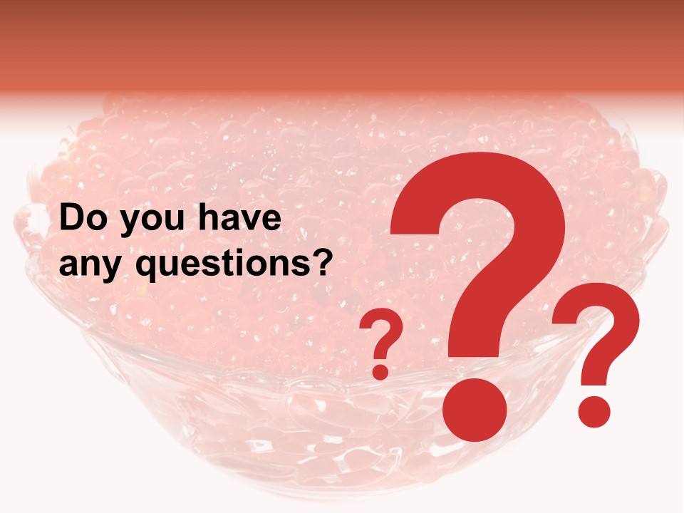 Juicy Refreshment White PowerPoint Template