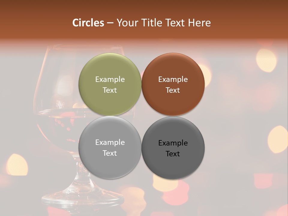 Cognac Spots Festivals PowerPoint Template