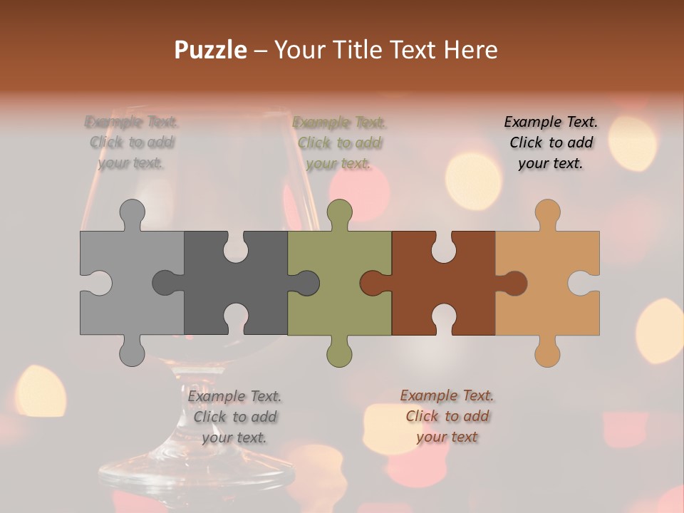 Cognac Spots Festivals PowerPoint Template