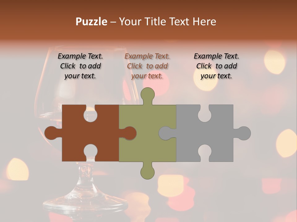 Cognac Spots Festivals PowerPoint Template