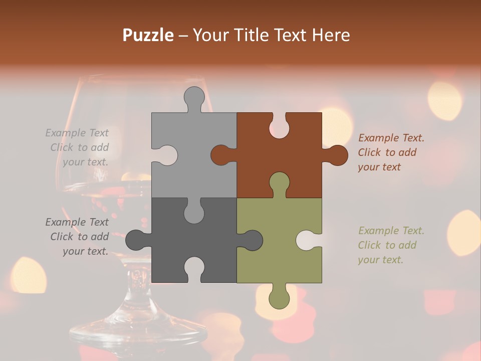 Cognac Spots Festivals PowerPoint Template