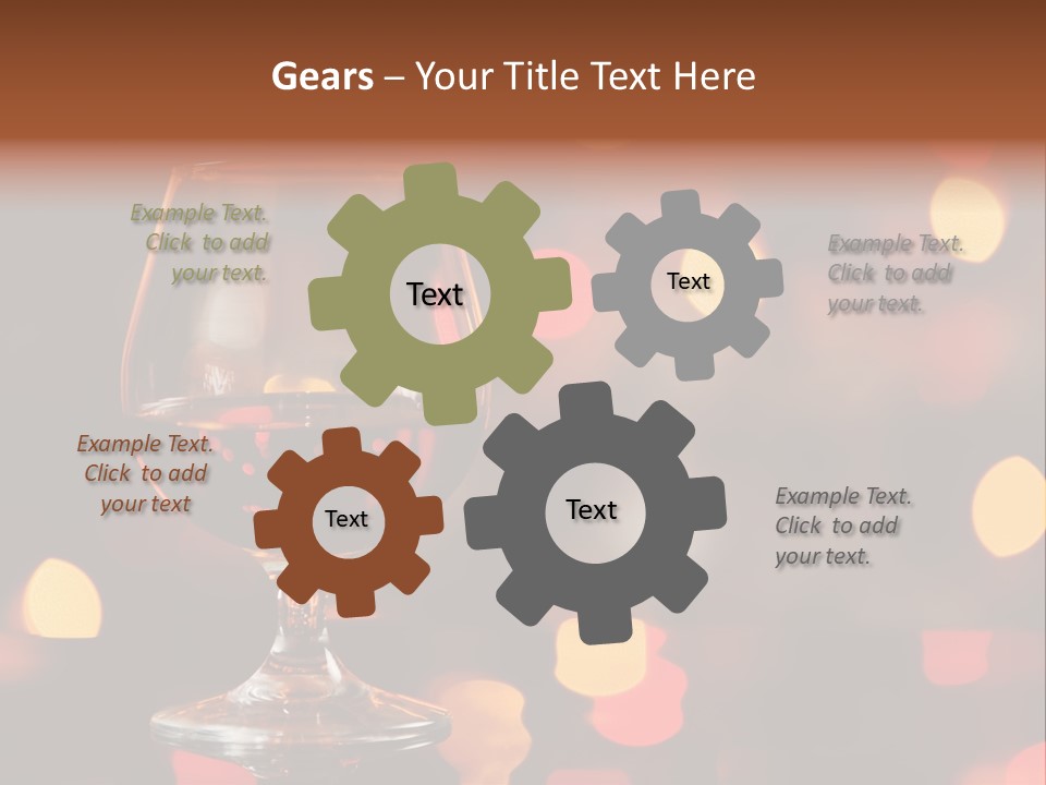 Cognac Spots Festivals PowerPoint Template