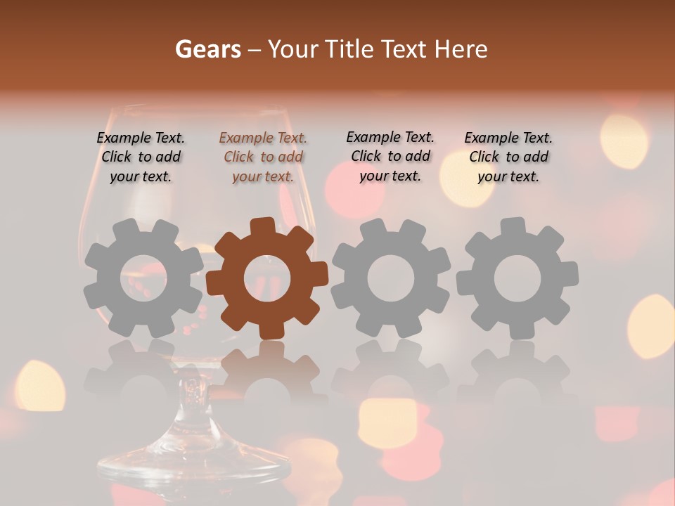 Cognac Spots Festivals PowerPoint Template