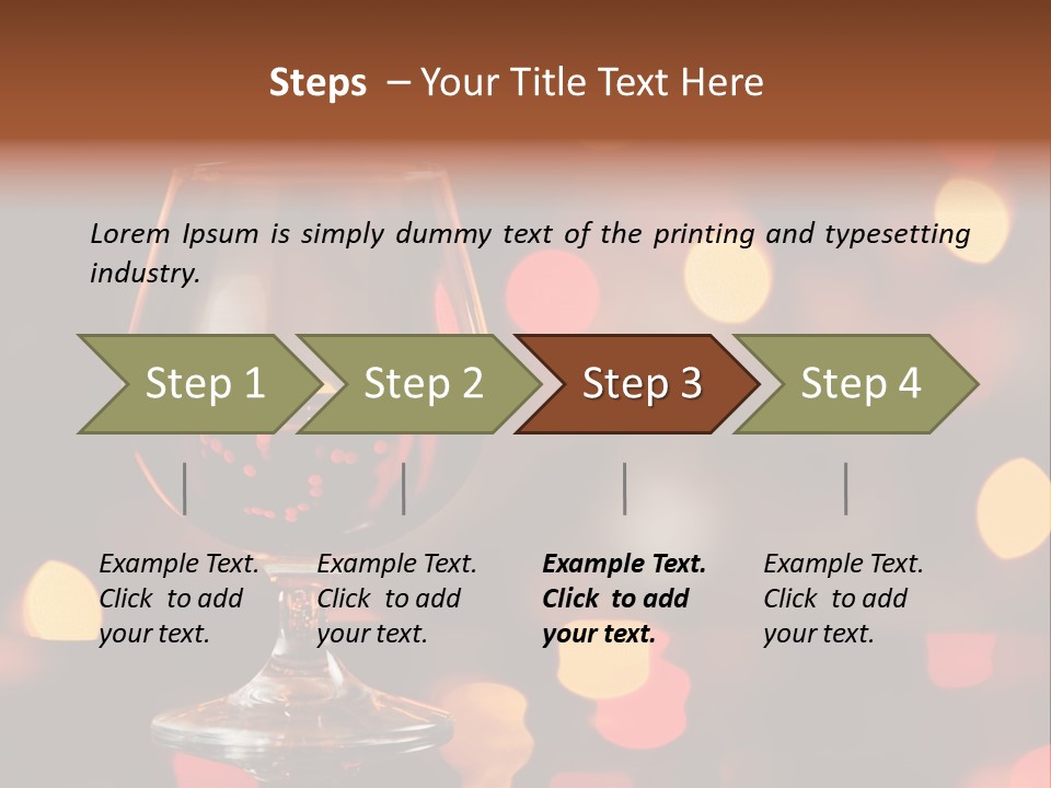 Cognac Spots Festivals PowerPoint Template