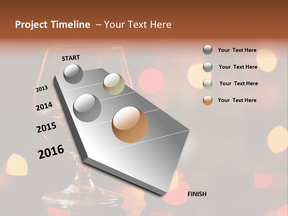 Cognac Spots Festivals PowerPoint Template