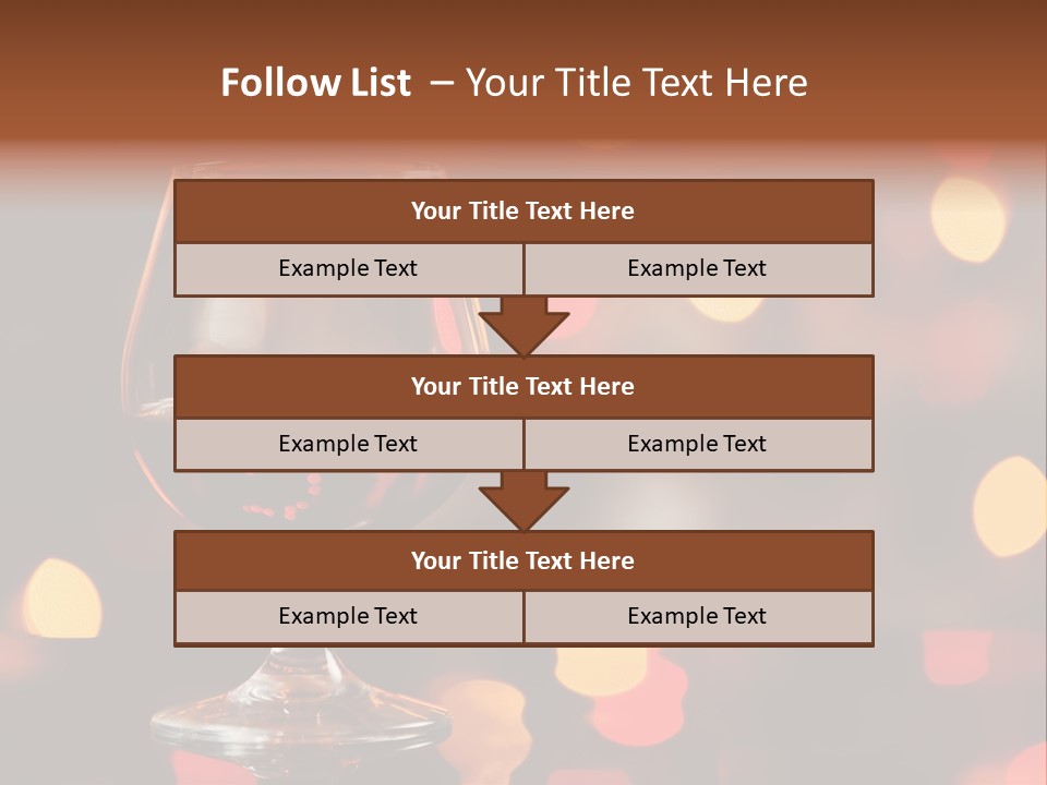 Cognac Spots Festivals PowerPoint Template