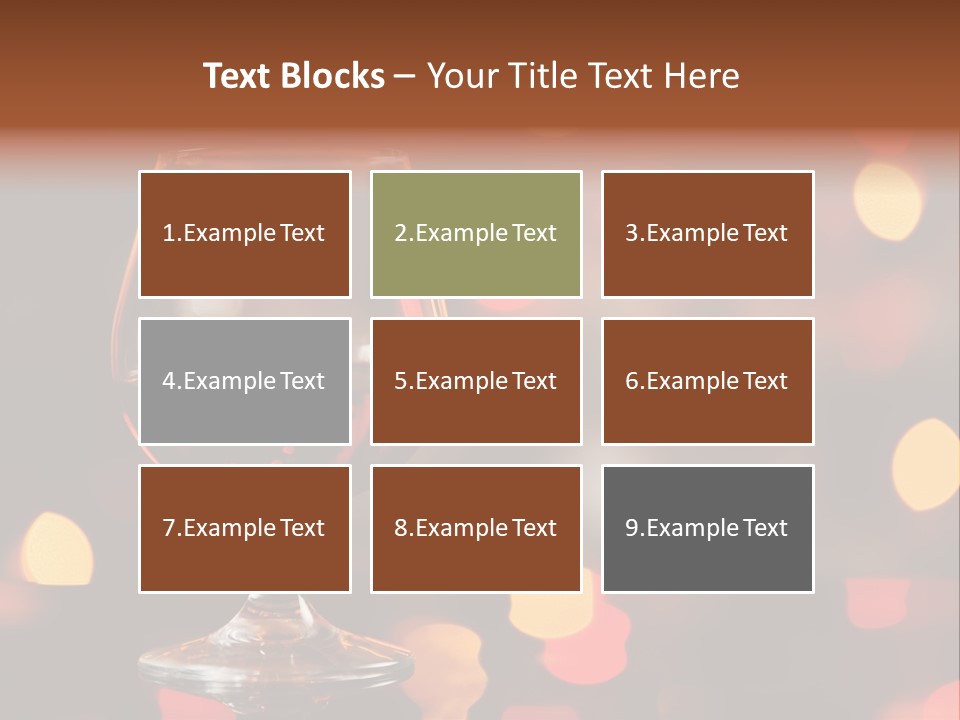 Cognac Spots Festivals PowerPoint Template