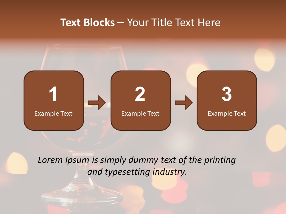 Cognac Spots Festivals PowerPoint Template