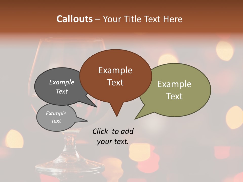 Cognac Spots Festivals PowerPoint Template