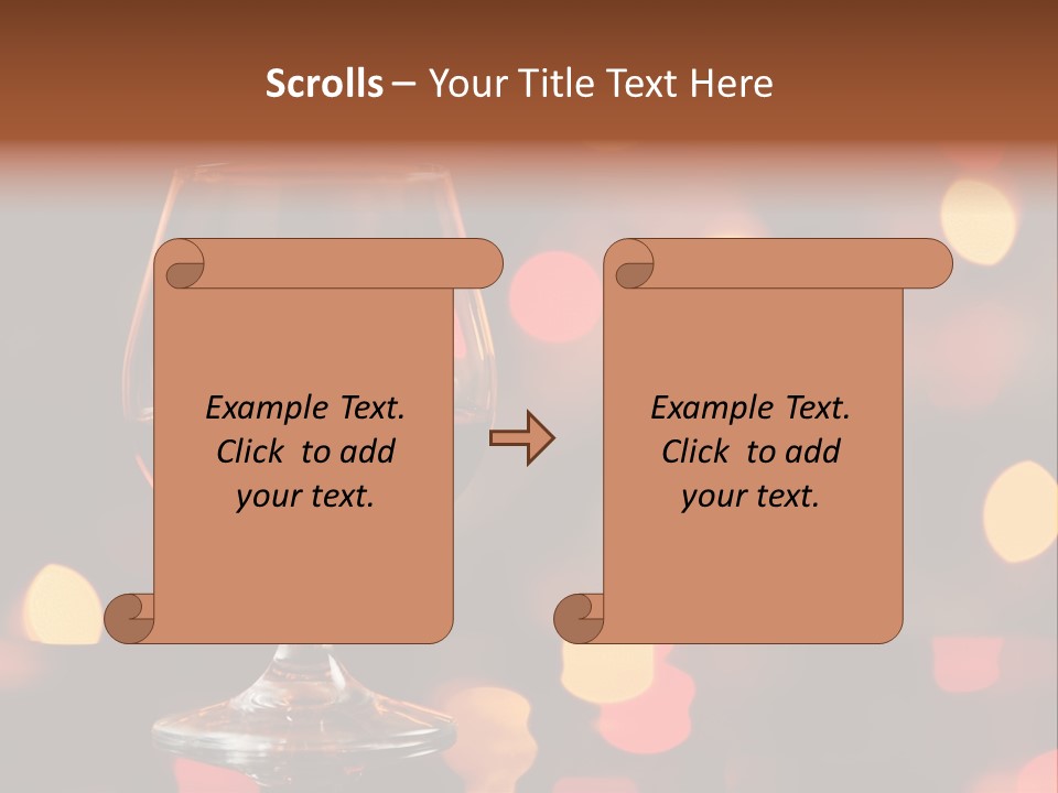 Cognac Spots Festivals PowerPoint Template