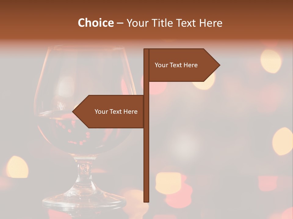 Cognac Spots Festivals PowerPoint Template