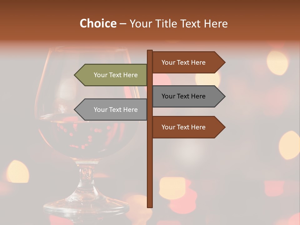 Cognac Spots Festivals PowerPoint Template