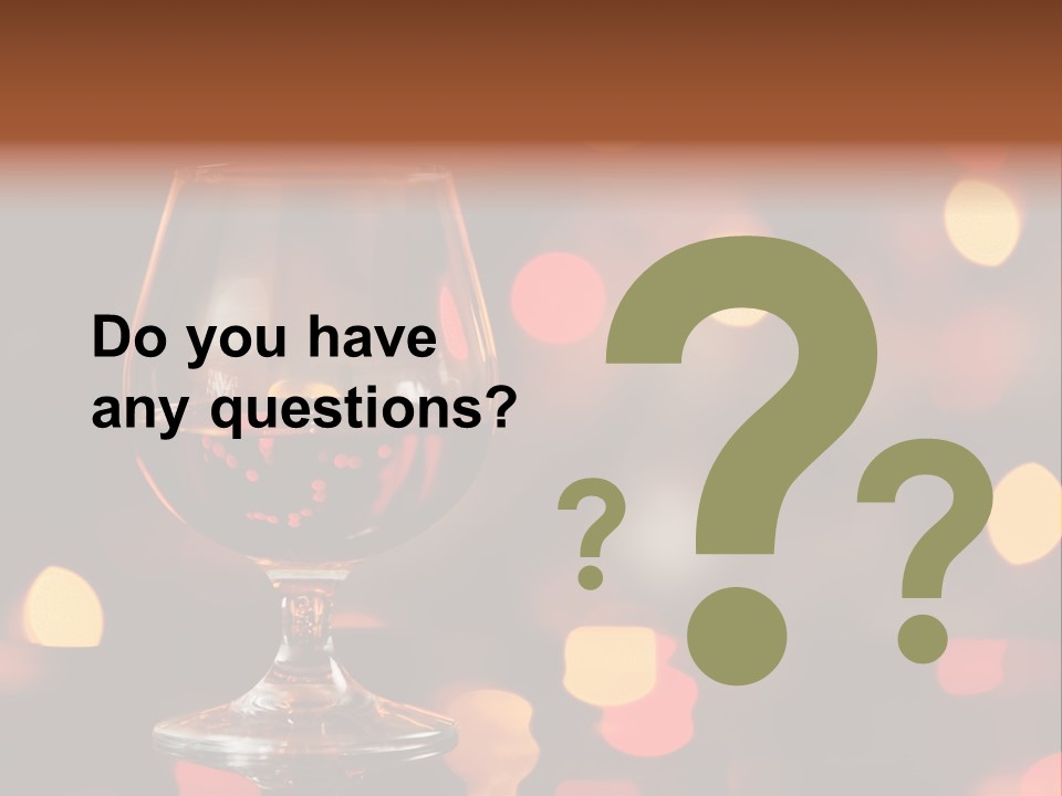 Cognac Spots Festivals PowerPoint Template