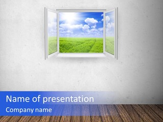 Comfort Blue Brand PowerPoint Template