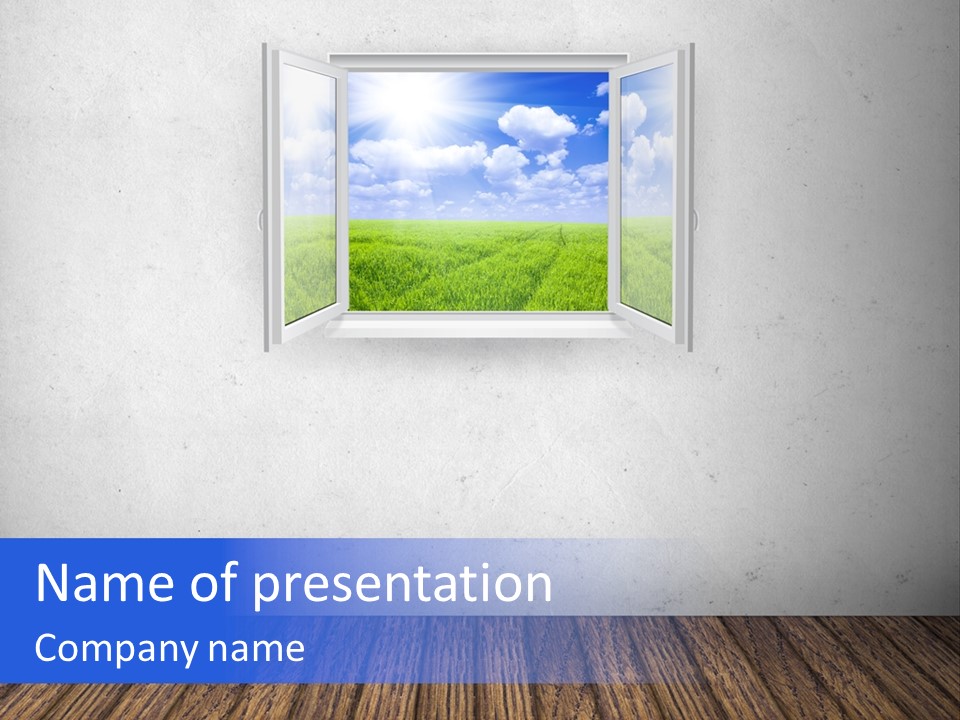 Comfort Blue Brand PowerPoint Template