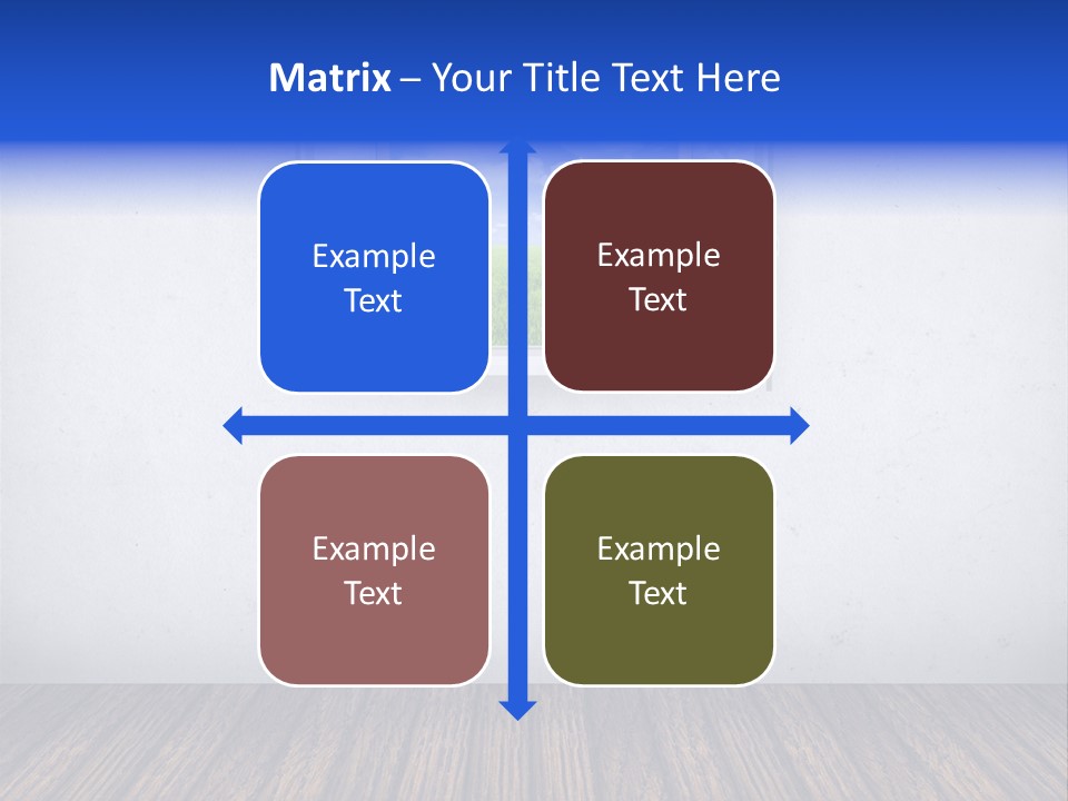 Comfort Blue Brand PowerPoint Template