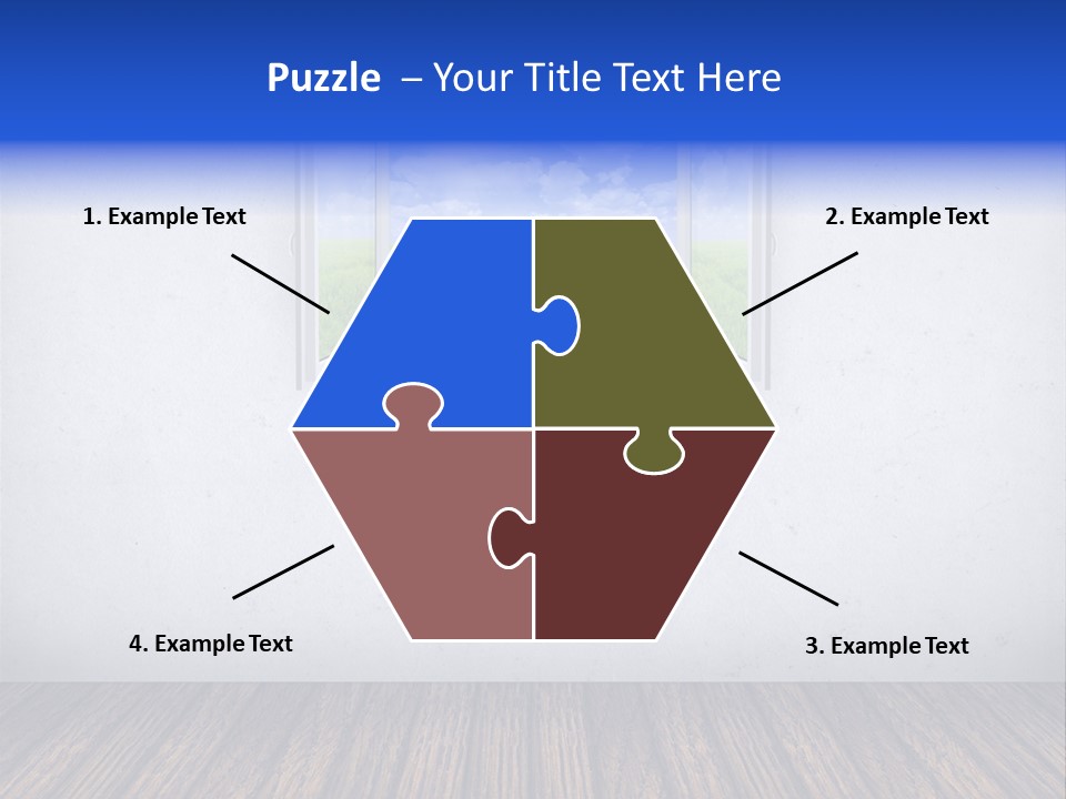 Comfort Blue Brand PowerPoint Template