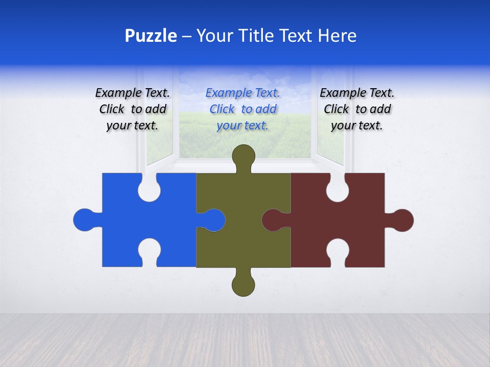 Comfort Blue Brand PowerPoint Template