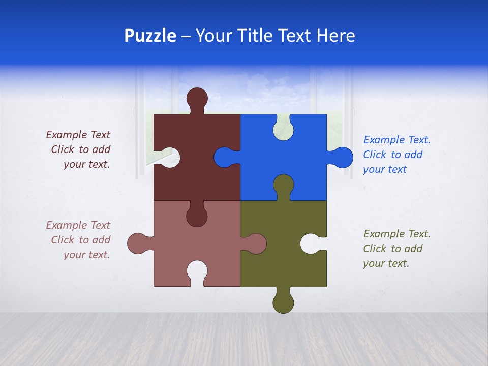Comfort Blue Brand PowerPoint Template