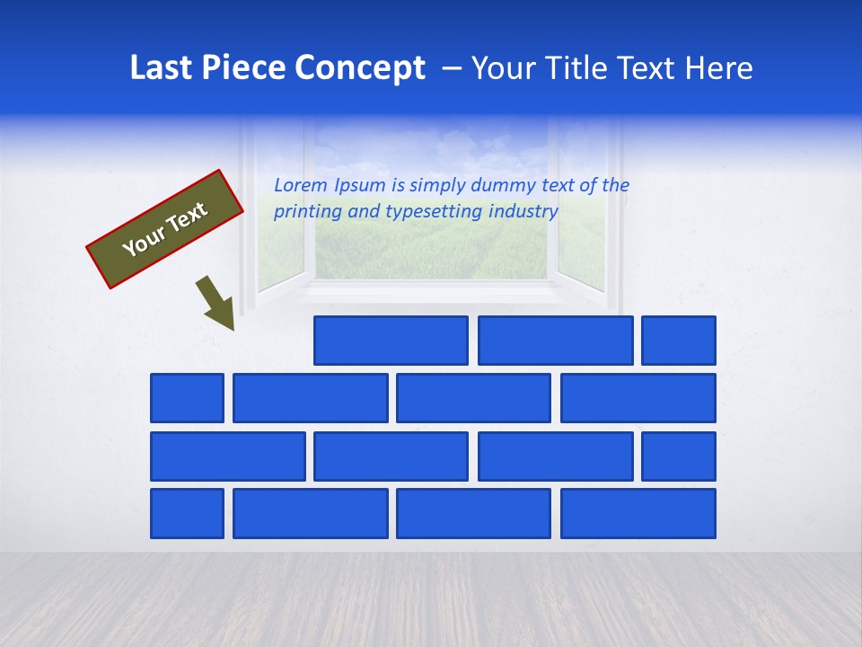 Comfort Blue Brand PowerPoint Template