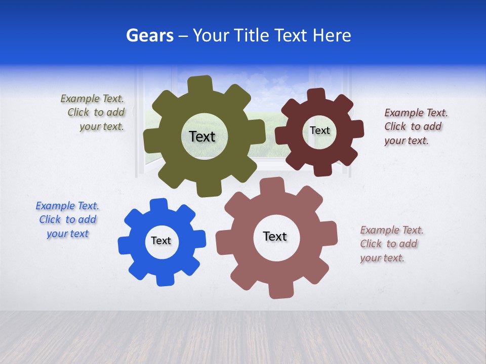 Comfort Blue Brand PowerPoint Template