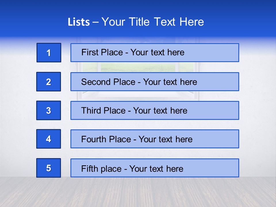 Comfort Blue Brand PowerPoint Template