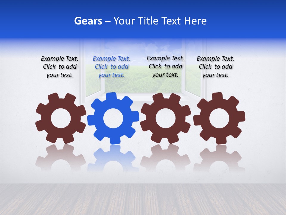 Comfort Blue Brand PowerPoint Template