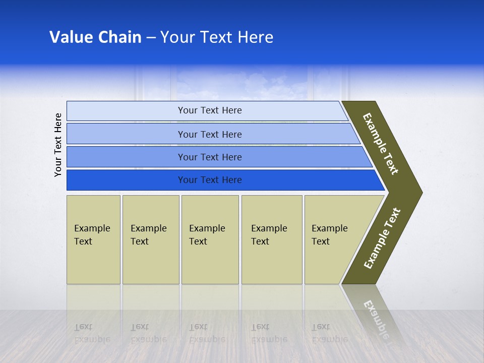 Comfort Blue Brand PowerPoint Template