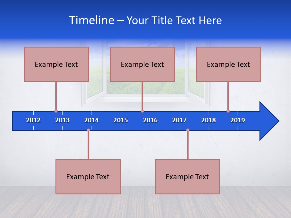 Comfort Blue Brand PowerPoint Template